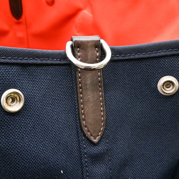 HERMES Navy Tote Bag - Picture 13 of 16